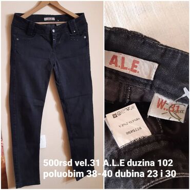 Pantalone: S (EU 36), Ravne nogavice — 6