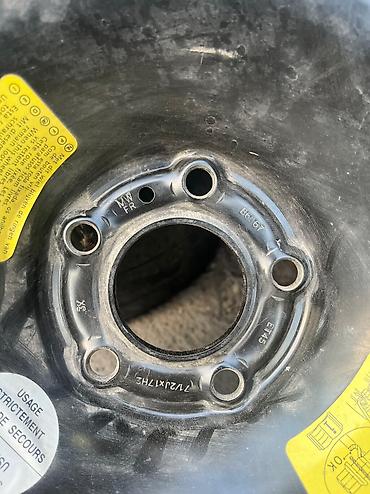 opel: Колеса в сборе 225 / 50 / R 17, Всесезонная, Б/у, Запаска, Легковые, Железные, отверстий - 5 — 2