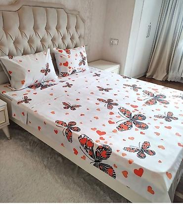 pastel ucun parcalar: Məhsul: Çarpayı dəsti – dəst parça Tərkib 100 %pambix və komplekt: - — 1