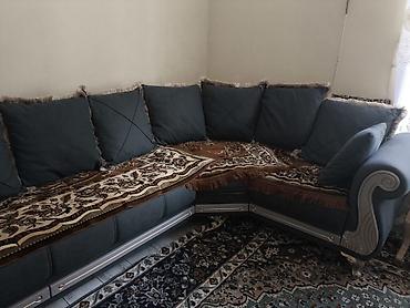Divanlar: L–şəkilli yumşaq künc divan. Yeni kimidir. Çox az işlənib. Real — 3
