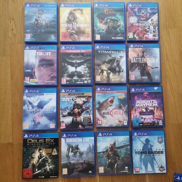 PS4 (Sony Playstation 4): PS4 igrice u odlicnom stanju! — 2