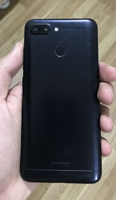 retro telefon: Xiaomi Redmi 6, 128 GB, rəng - Qara, 
 Barmaq izi, Face ID