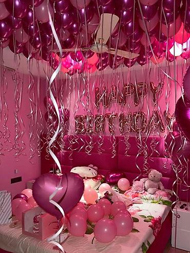 день рождение: Шарики на заказ За 10-12 днейДекор «Happy Birthday» для — 10