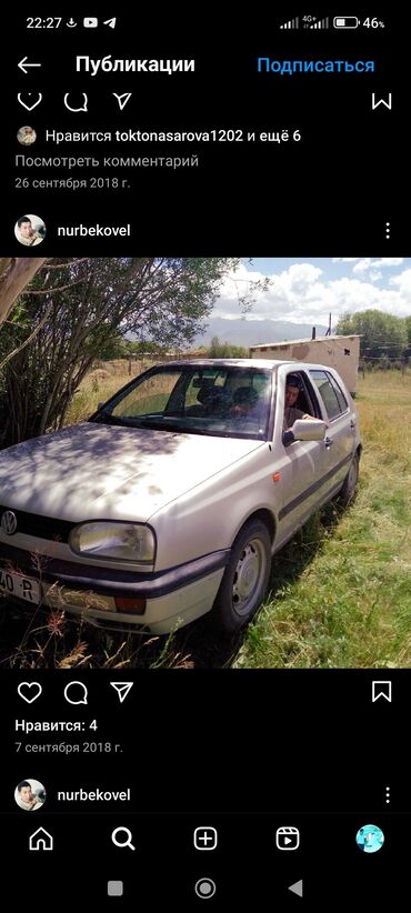 поло фольксваген: Volkswagen Golf III, 5‑дверный хэтчбек, серебристый. Основное: -