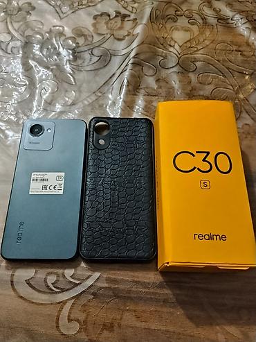 goy su: Realme C30s, 64 GB, rəng - Göy, Barmaq izi — 2