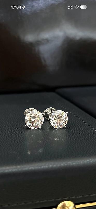 Личные вещи: Серьги, Проба 750, Унисекс, Новый — 6