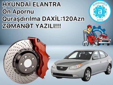 Əyləc diskləri: Ön, Hyundai Elantra Yeni
