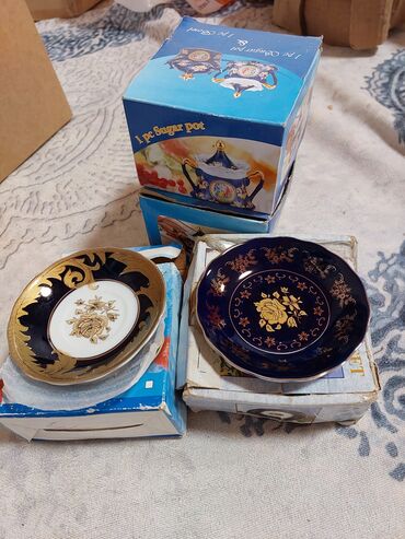 Çay dəstləri və servizlər: Çay dəsti, rəng - Qızılı, Farfor, 6 nəfərlik — 15