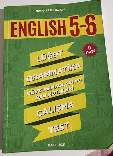 abituriyent jurnali 2020 2021 pdf yukle: English 5-6, 2-ci nəşr, 2021 Lüğət-Qrammatika-Mövzu sınaqları və oxu