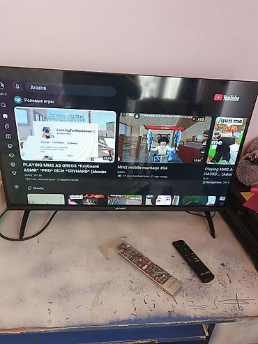 plazma televizorlar: Yoshiko 32" LED televizor cəmi 2ay işlənib karopkasi senedi var - — 7