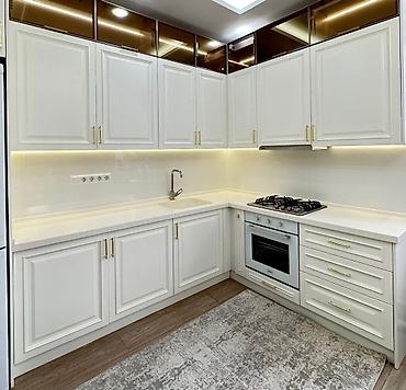 Sifarişlə mətbəx mebeli: Sifarişlə mətbəx dəsti, Özü çəkən petlələr, MDF, Kredit yoxdur, Pulsuz çatdırılma — 29