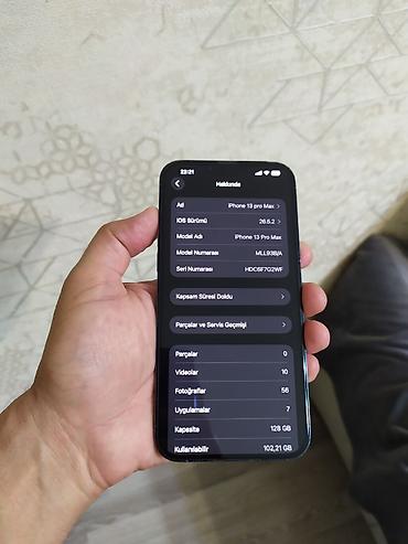 17 pro max planshet: IPhone 13 Pro Max, 128 ГБ, Sierra Blue, Face ID — 6