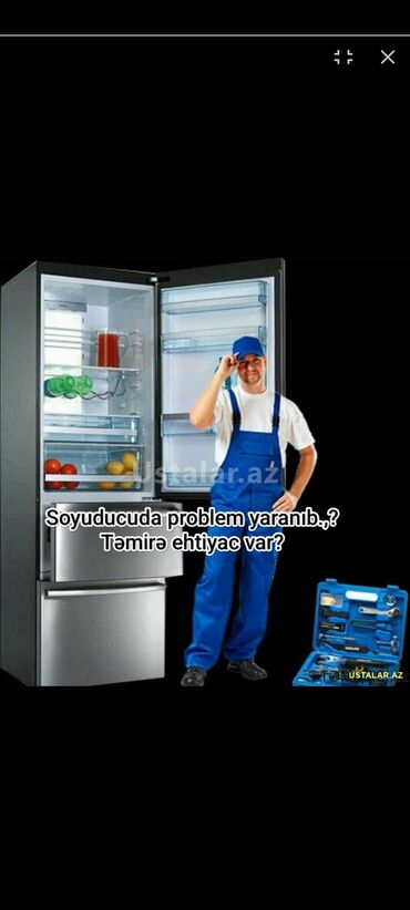 soyuducu ustasi: Soyuducu təmiri xidməti təklif edirik. Hər növ soyuducuların