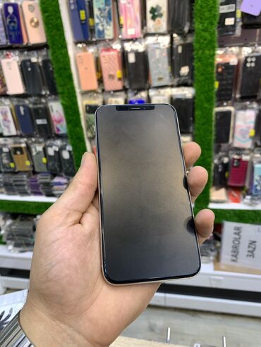айфон 12 про макс бу: IPhone X, 64 GB, White Titanium, Zəmanət, Simsiz şarj, Face ID