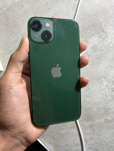 петличка для микрофона: IPhone 13, Жаңы, 128 ГБ, Alpine Green, Куту, 98 %