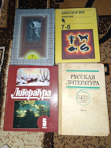 Книги, журналы, CD, DVD: Манас -200сом физика 9-11кл -250 сом русская литература 8кл- 300сом