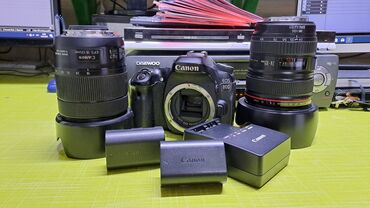 старые фотоаппарат: Canon 80D Объектив 18 135 Объектив 24 105 2 батарейки зарядник