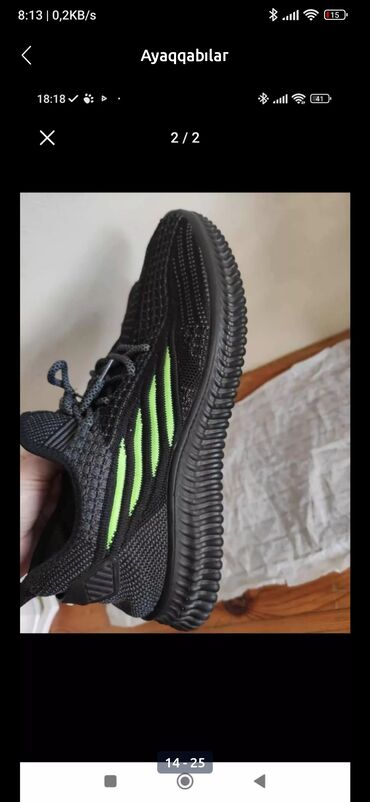 Basanoşka və səndəllər: Ölçü: 39, rəng - Qara, İşlənmiş — 15