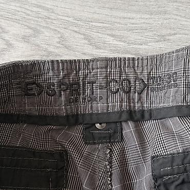 бу серебро: Винтажные Мужские шорты-бермуды Esprit - Цвет: темно-серый с тонкой — 3