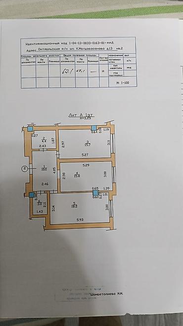 Продажа квартир: 2 комнаты, 67 м², Южная Магистраль Элитка, 1 этаж, Косметический ремонт — 24