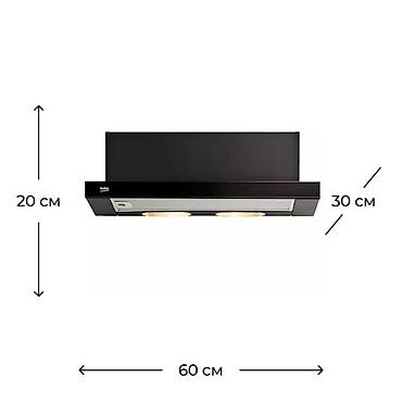 aspiratorlar: Beko CTB 6250 B Teleskopik Aspirator – 60 sm Mətbəx mebelinə — 3