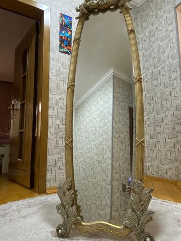 İşıqlandırma: Güzgü Döşəmə üstü, Oval, Dekorativ, Naxışlı