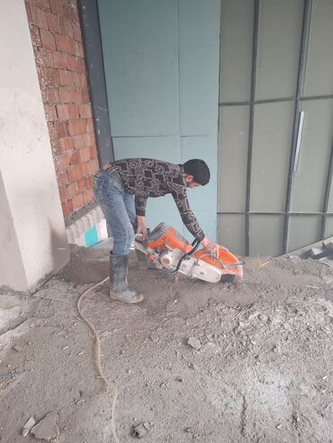 Beton işləri: Beton deşmə və kəsmə xidməti - Beton kesimi beton kesen beton deşen — 14