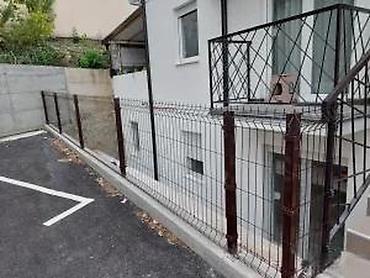 Proizvodi od rolovanog metala, metalni kanali: Panelna ograda 3d boja braon ral 8016. Panelna ogradafence system — 14