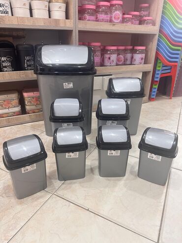 Digər ofis ləvazimatları: Ofis və ev üçün zibil qabı – praktik və rahat Plastik zibil qutusu – — 4