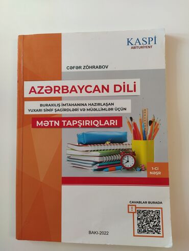 mhm informatika test toplusu pdf: Azərbaycan dili Testlər 11-ci sinif, Kaspi, 1-ci hissə, 2022 il
