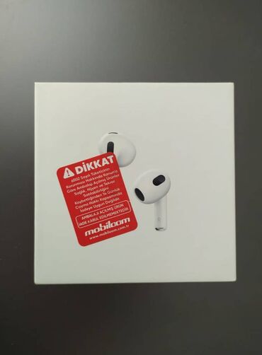 ayfon nauşnik: AirPods 3 Orginal və bağlı qutudur Magsafeli versiyadır yəni magsafe