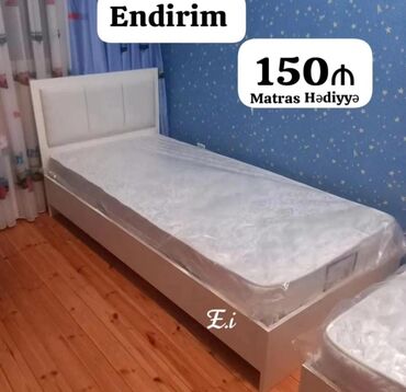 embawood tek carpayi: Yeni, Təknəfərlik çarpayı, Bazasız, Matras ilə, Siyirməsiz, Azərbaycan