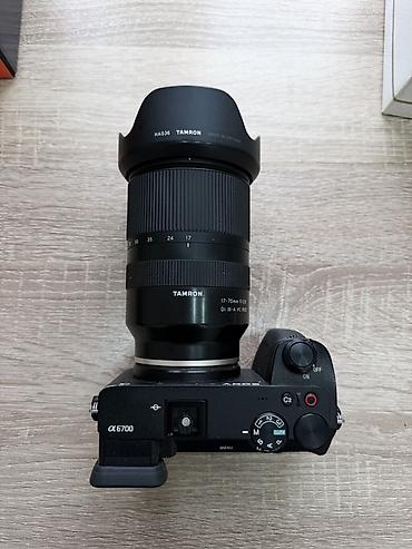 aphone xr: Sony α6700 с объективом Tamron 17–70mm F/2.8 Di III-A VC RXD (байонет — 2