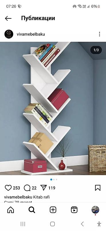 Rəflər: Kitab refi . Yenidir . ✅️ parlaq Ağ reng . keyfiiyetli materyaldan -da lalafo.az — 4 Rəflər: Kitab refi . Yenidir . ✅️ parlaq Ağ reng . keyfiiyetli materyaldan — 4