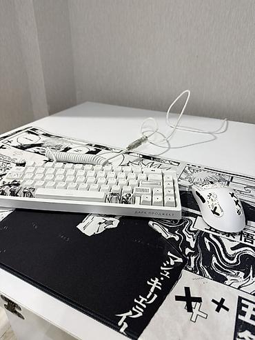 klavyatura komputer: Məhsul: Kompakt mexaniki klaviatura + spiral USB kabel + anime temalı — 3