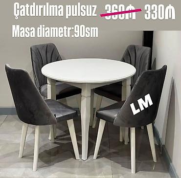 ucuz stol stul: Göz oxşayan masa dəsti YENİDİR Qiymət : 330 azn Rəng seçimi azad — 1