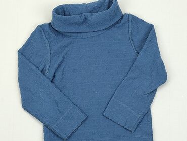 sweterek niebieski: Bluza, 1.5-2 lat, 86-92 cm, stan - Zadowalający
