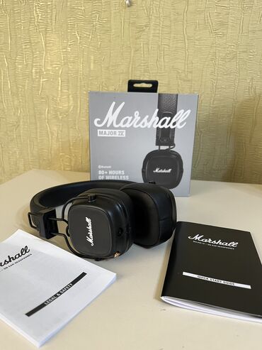 marshall qulaqcıq: Simsiz (Bluetooth) Yeni Qulaqcıqlar Marshall, rəng - Qara