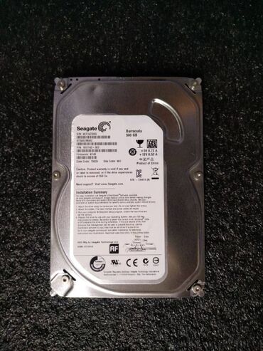 оперативная память 3600 мгц: Накопитель, Б/у, Seagate, HDD, 512 ГБ, 3.5", Для ПК
