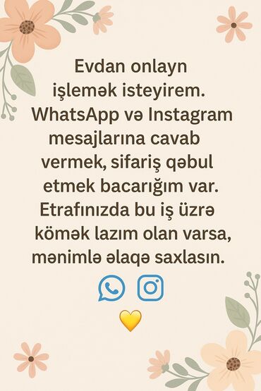 Satış: Onlayın iş teklifi