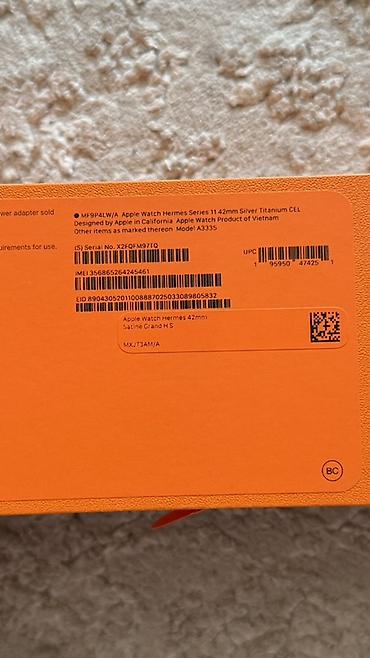 omega swatch: Apple Watch Hermès Series 11 42 mm Titanium Cellular | Полный комплект — 7