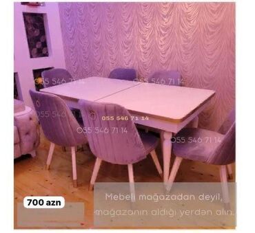 Divanlar: Qonaq otağı üçün, Yeni, 6 stul