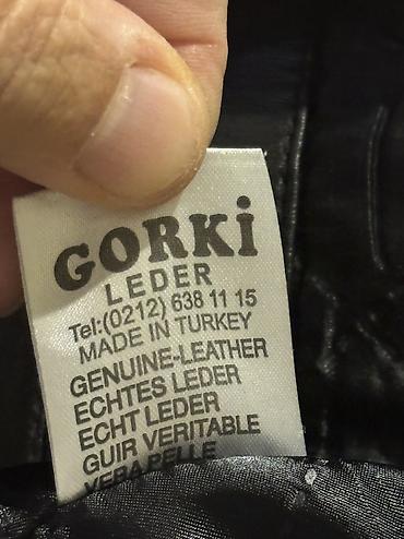 oğlan kurtkası: Kurtka, Dəri, Payız, 3XL — 3