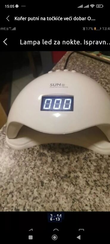 UV i LED lampe za nokte: Lampa za nokte NA DIODE dobra
Ispravna 
 Mirjevo — 7
