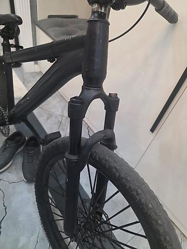 BMX velosipedlər: Dirt/Street tipli tək sürət velosipedi - Rəng: tam qara - Çərçivə — 3