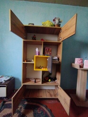 коридорный шкаф: Книжная полка, Прямая