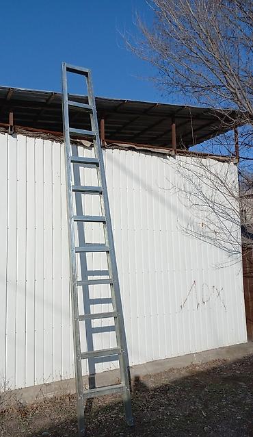 Обшивка лестниц: Продам лестницу из нержавеющего-оцинкованного профиля 0.7, высота — 2