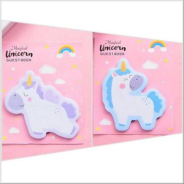 Детский мир: Стикеры наклейки Kawaii Радужный Единорог Липкие заметки креативный — 2