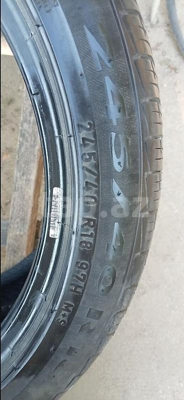 diski 15: Pirelli markalı 4 ədəd təkər satılır 📏Ölçülər: →2 ədəd 225/45 R18, →2 — 4