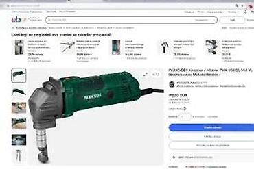 merdevine dva stepenika: PARKSIDE električni nibler za metal PMK 550 BI – 550 W Opis: - Snažan — 9